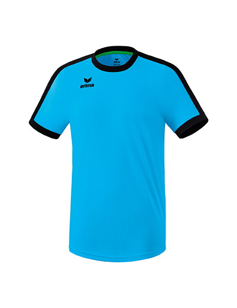 Erima Sport-Tshirt Trikot Retro Star (100% Polyester) curacaoblau/schwarz Herren